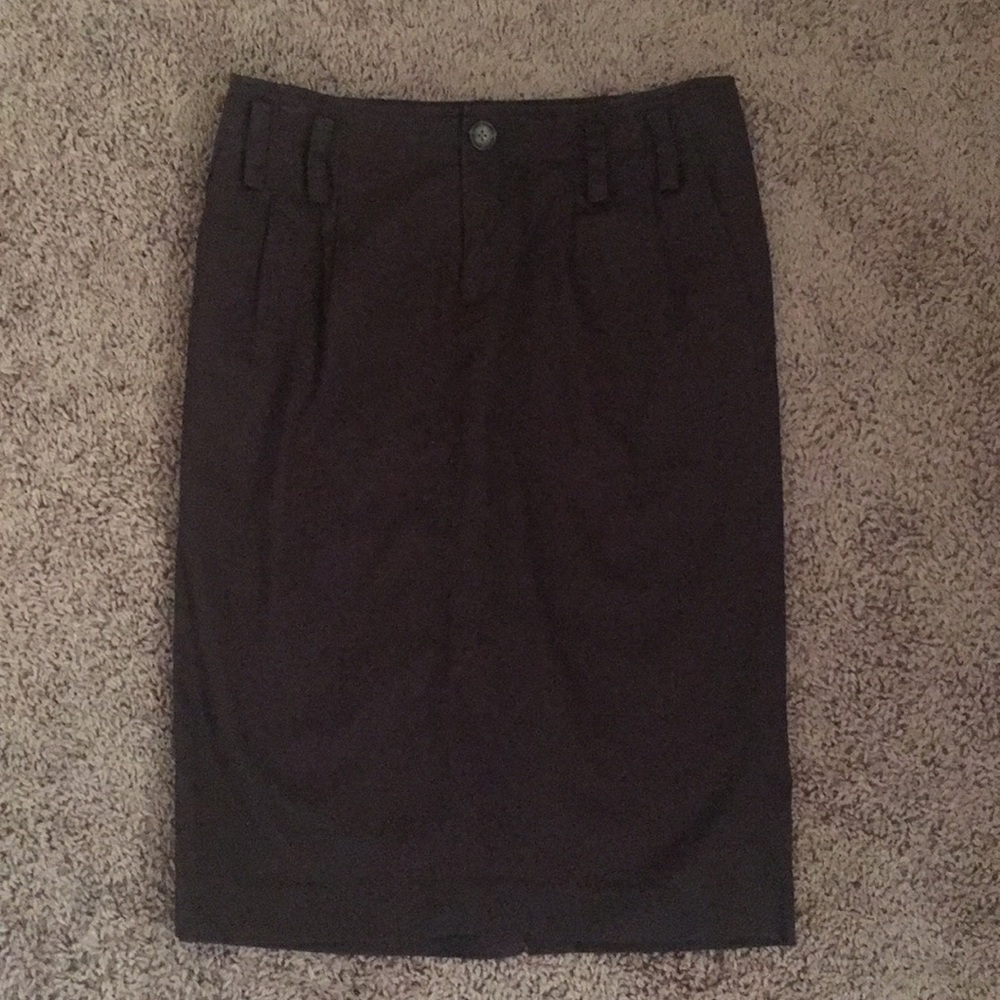 🍌 Banana Republic Brown Pencil Skirt sz 0